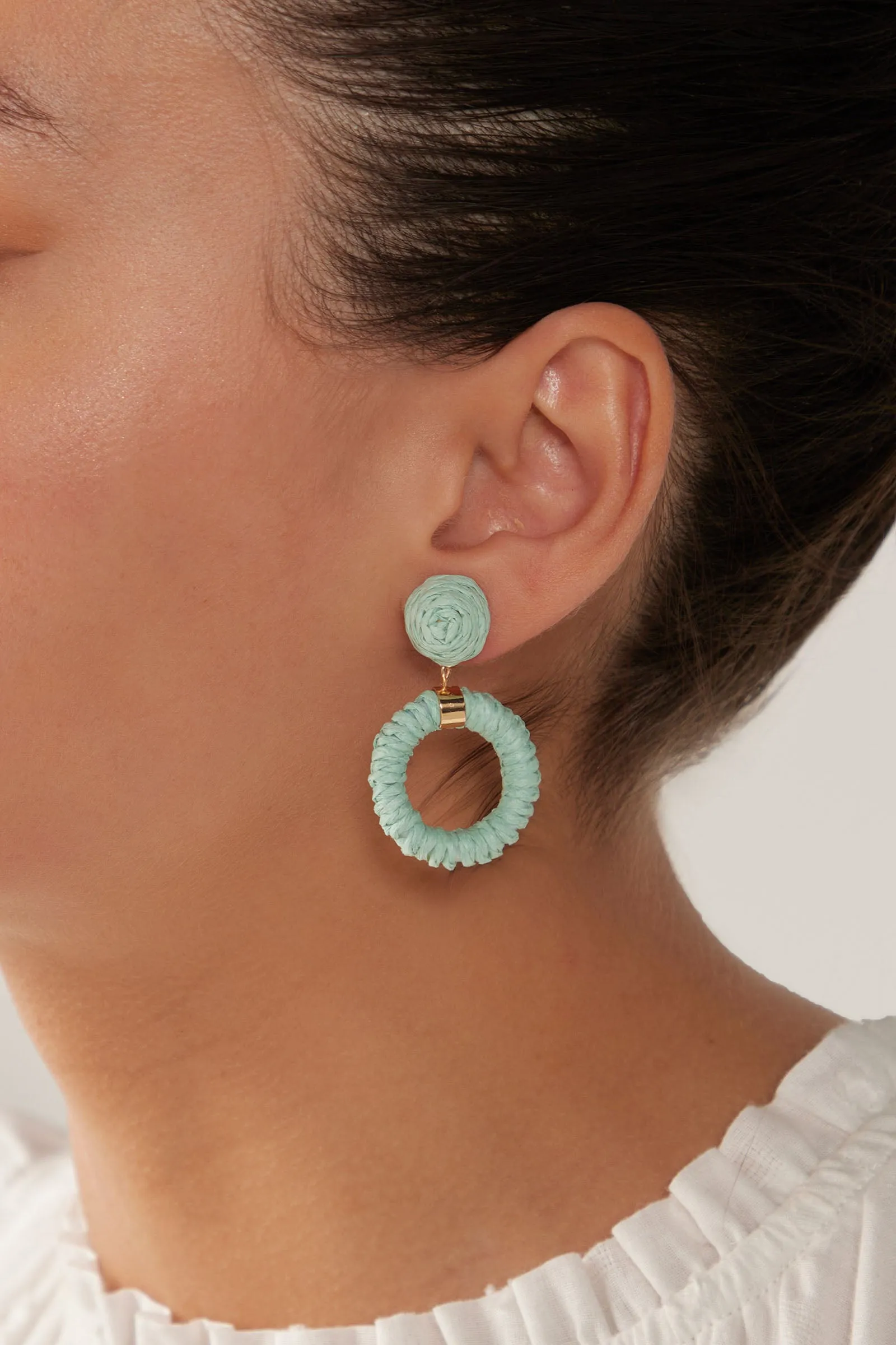 Sojourn Round Earring  - Coast