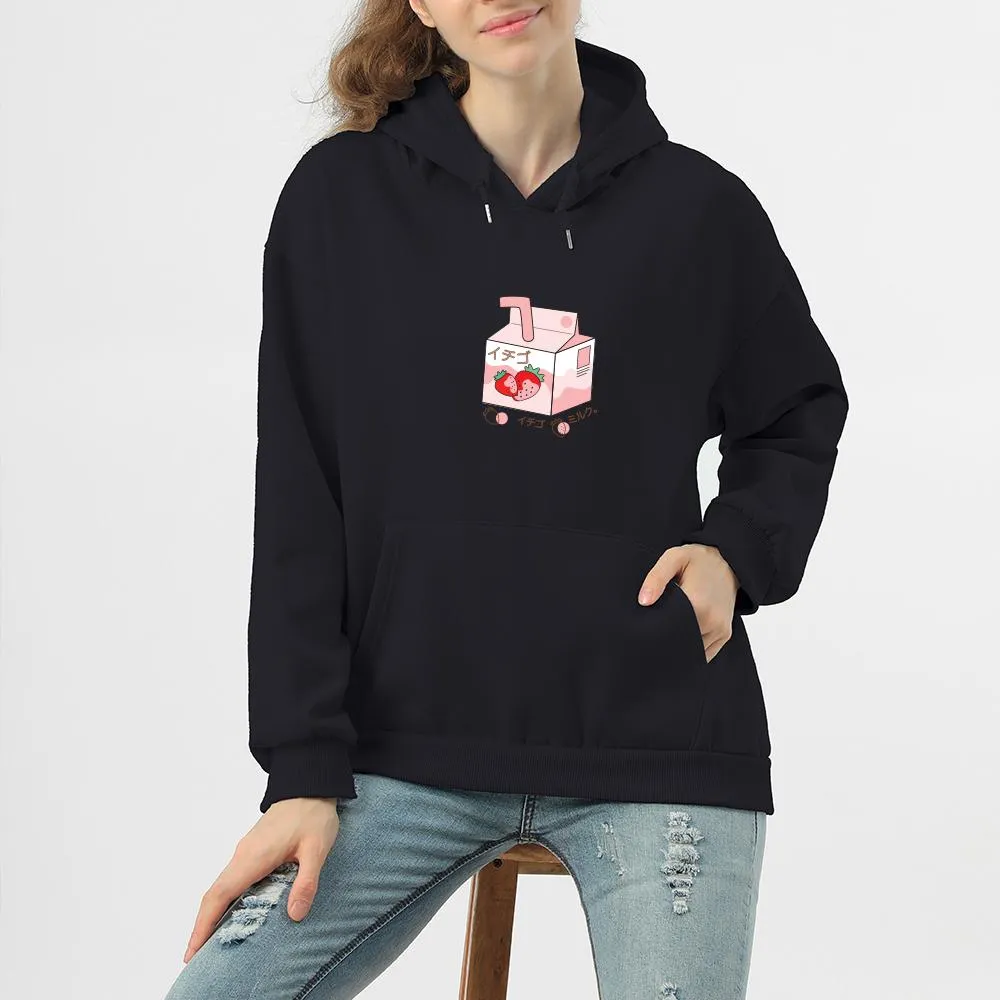 Strawberry Milk Box Soft Hoodie