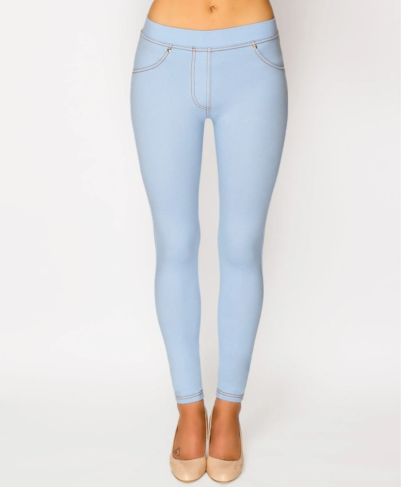 Stretch Denim Look Jeggings