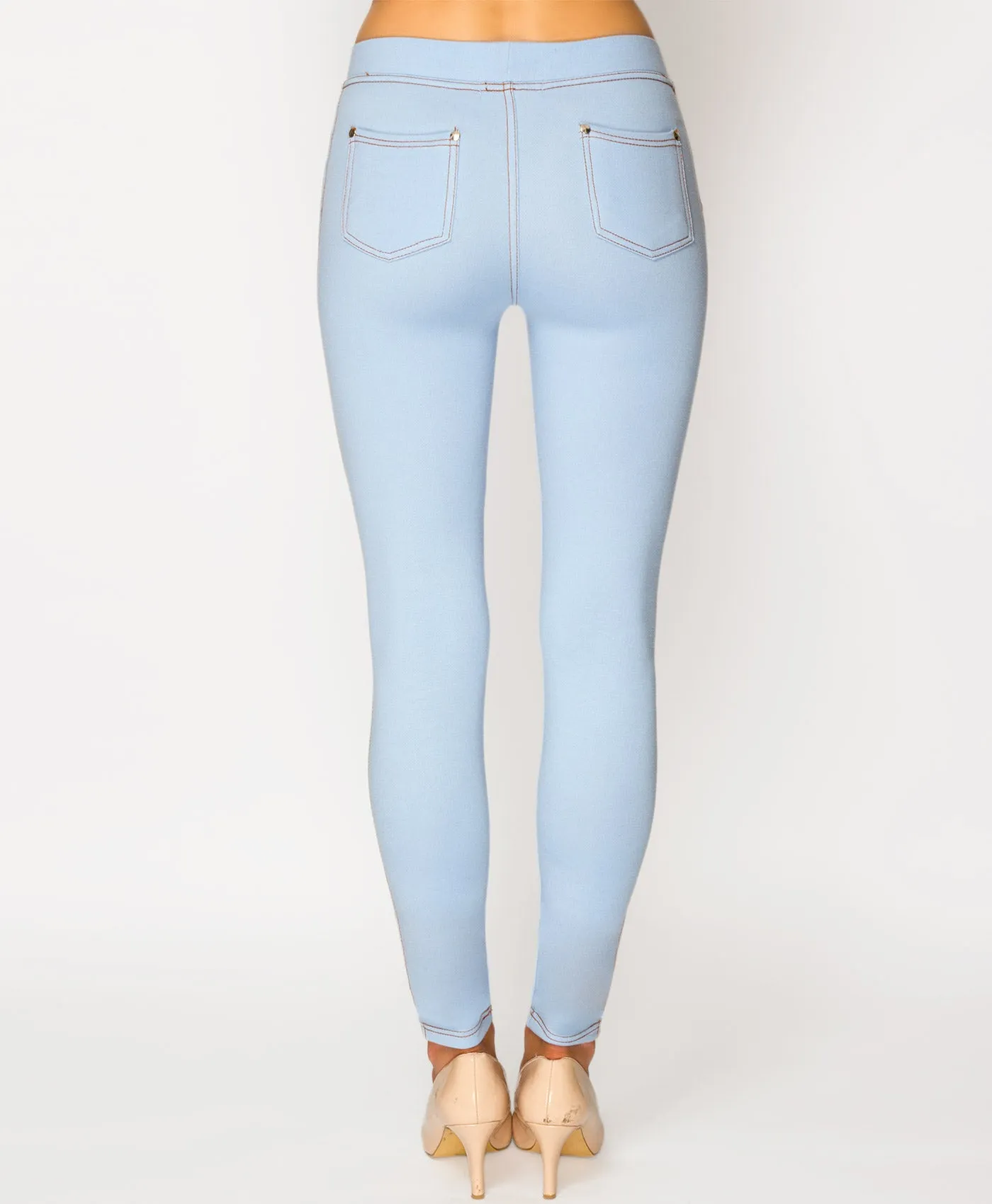 Stretch Denim Look Jeggings