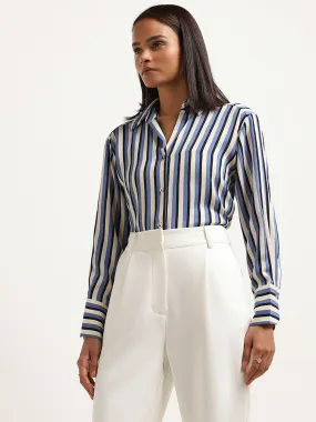 Wardrobe Blue Striped Shirt