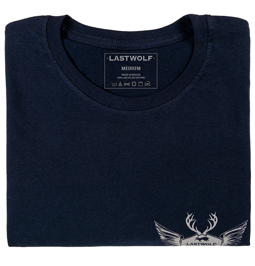 WILDLIFE TEE - NAVY BLUE