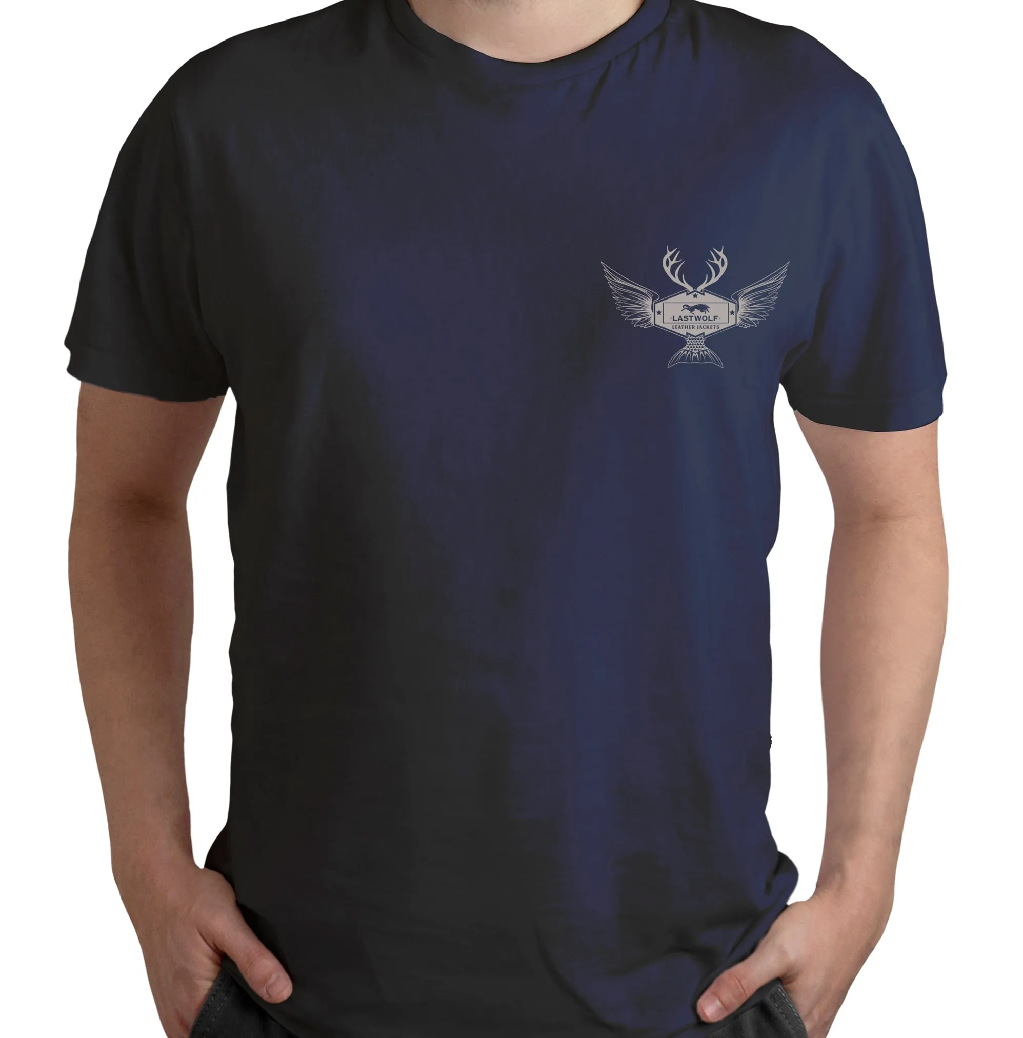 WILDLIFE TEE - NAVY BLUE