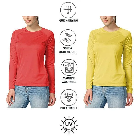 Women's Dri-Fit Moisture-Wicking Breathable Long Sleeve T-Shirt