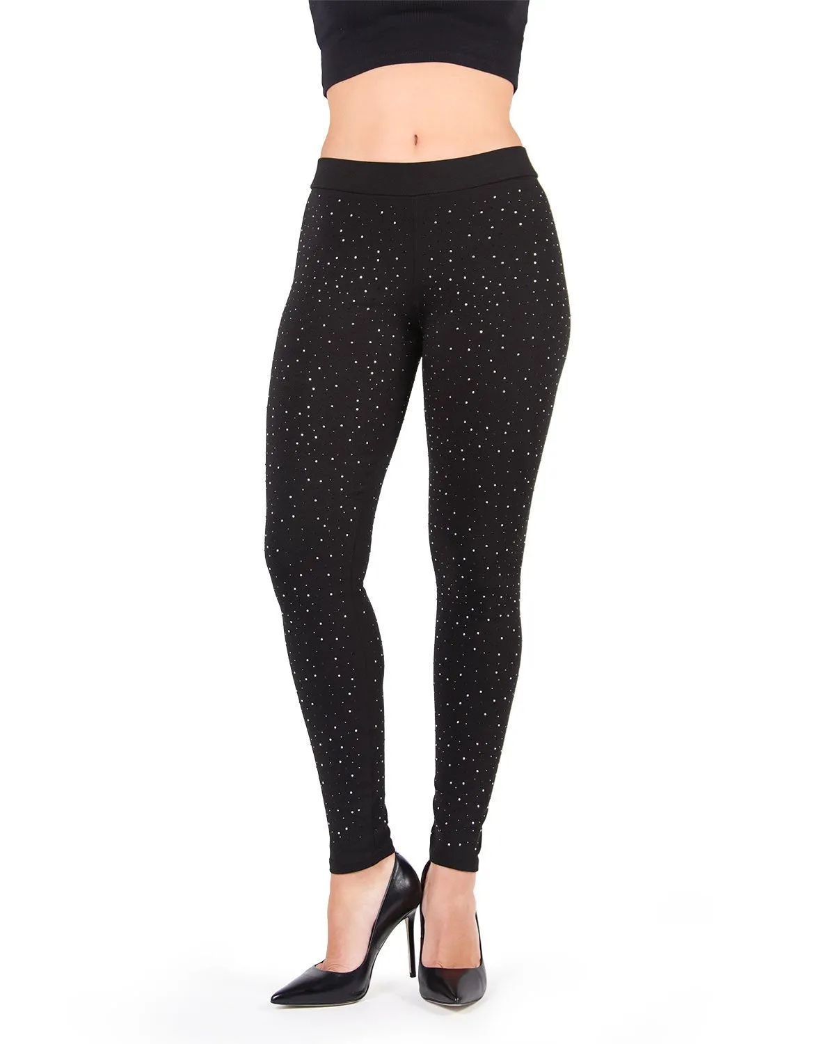 Women's Jeweled Glam Stretch Leggings